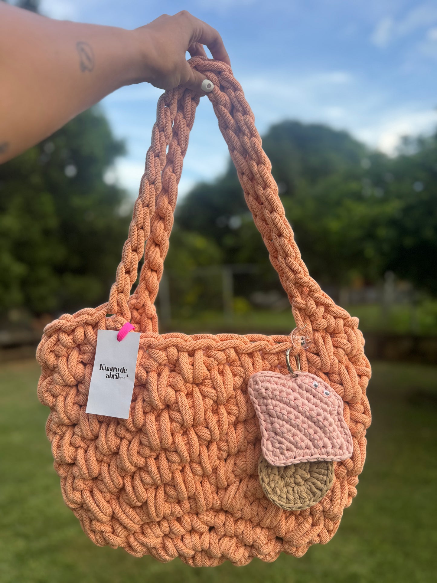 Peach Tote Bag 🍑